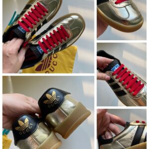 GUCCI X ADIDAS GAZELLE METALLIC GOLD - GS005