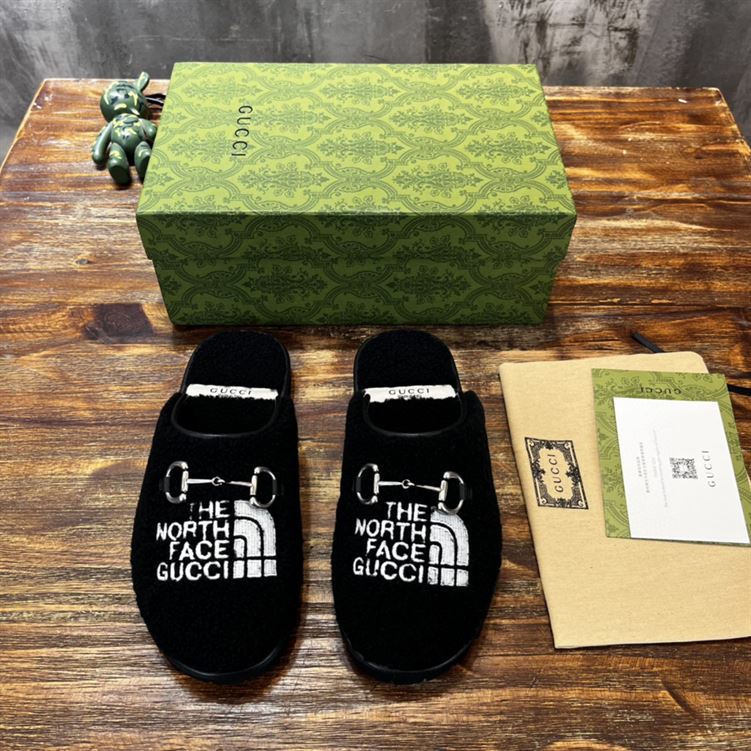 GUCCI x THE NORTH FACE WOOL SLIPPER - Q122