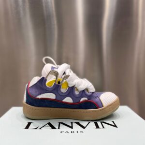 LANVIN CURB SNEAKERS BLUE PURPLE - PT026