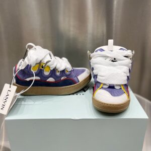 LANVIN CURB SNEAKERS BLUE PURPLE - PT026