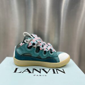 LANVIN CURB SNEAKERS GREEN - PT011