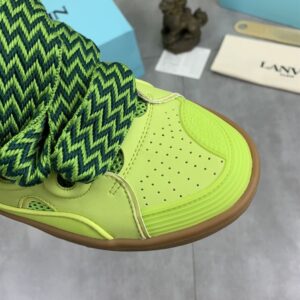 LANVIN CURB SNEAKERS GREEN - PT015