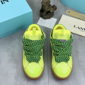 LANVIN CURB SNEAKERS GREEN - PT015