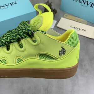 LANVIN CURB SNEAKERS GREEN - PT015