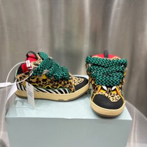 LANVIN CURB SNEAKERS LEOPARD PRINT - PT020