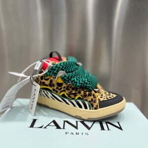 LANVIN CURB SNEAKERS LEOPARD PRINT - PT020