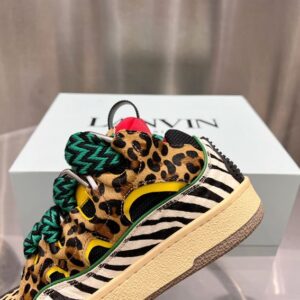 LANVIN CURB SNEAKERS LEOPARD PRINT - PT020