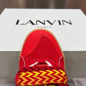 LANVIN CURB SNEAKERS POPPY RED - PT022