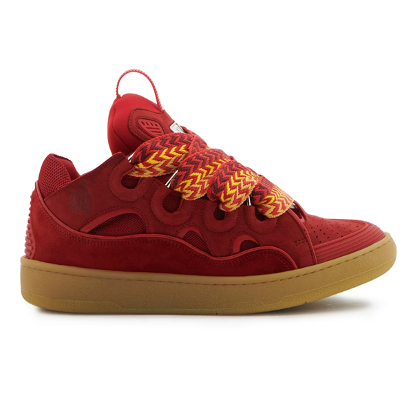 LANVIN CURB SNEAKERS POPPY RED - PT022