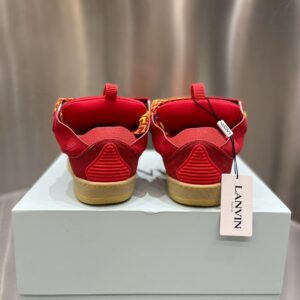 LANVIN CURB SNEAKERS POPPY RED - PT022