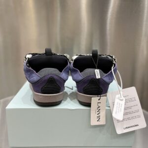 LANVIN CURB SNEAKERS PURPLE BLACK - PT017