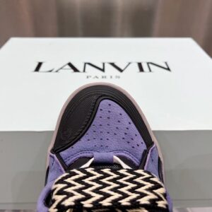 LANVIN CURB SNEAKERS PURPLE BLACK - PT017