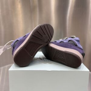 LANVIN CURB SNEAKERS PURPLE BLACK - PT017