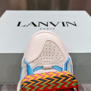 LANVIN CURB SNEAKERS WHITE BLUE - PT013