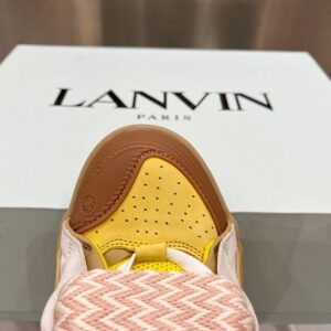 LANVIN CURB SNEAKERS WHITE YELLOW - PT024