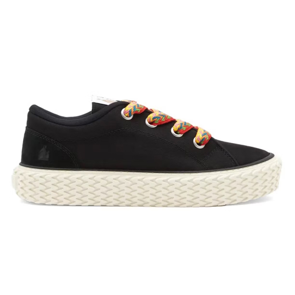 LAVIN LOW-TOP VULCANIZED SNEAKERS BLACK - T040