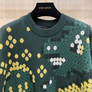 LOUIS VUITTON COTTON JACQUARD CREWNECK - J025