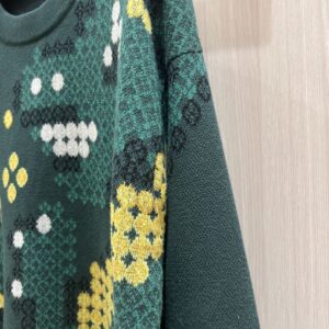 LOUIS VUITTON COTTON JACQUARD CREWNECK - J025