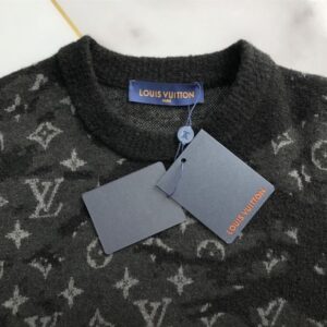 LOUIS VUITTON DISTRESSED MONOGRAM SWEATER - J036