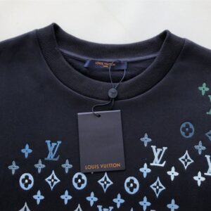 LOUIS VUITTON EMBROIDERED COTTON SWEATSHIRT - J013