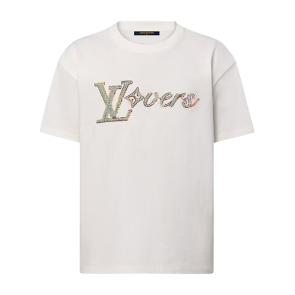 LOUIS VUITTON EMBROIDERED SHORT-SLEEVED T-SHIRT - V004