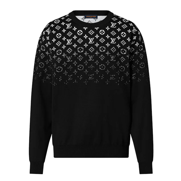 LOUIS VUITTON GRADIENT COTTN CREWNECK - J008