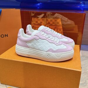 LOUIS VUITTON GROOVY PLATFORM SNEAKER LIGHT PINK - L143