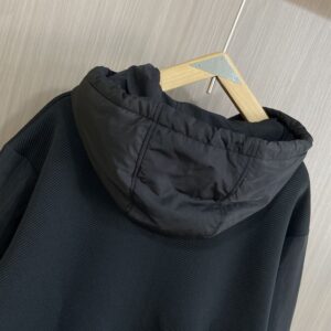 LOUIS VUITTON HYBRID ZIPPED TECHNICAL COTTON HOODIE - J030