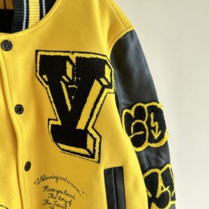 LOUIS VUITTON LEATHER EMBROIDERED VARSITY - CC012