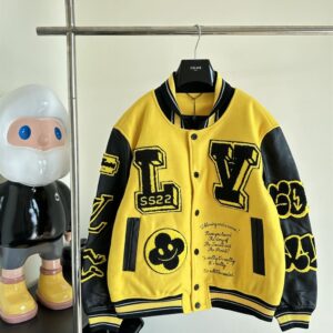 LOUIS VUITTON LEATHER EMBROIDERED VARSITY - CC012