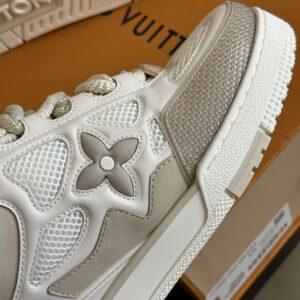 LOUIS VUITTON LV SKATE SNEAKER BEIGE WHITE - L080