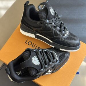 LOUIS VUITTON LV SKATE SNEAKER BLACK WHITE - L081