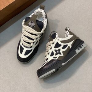 LOUIS VUITTON LV SKATE SNEAKER GREY WHITE - L074