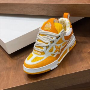 LOUIS VUITTON LV SKATE SNEAKER YELLOW WHITE - L072