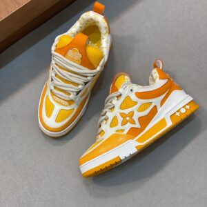 LOUIS VUITTON LV SKATE SNEAKER YELLOW WHITE - L072