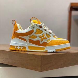 LOUIS VUITTON LV SKATE SNEAKER YELLOW WHITE - L072