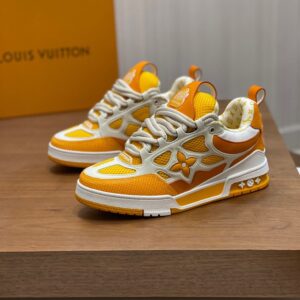 LOUIS VUITTON LV SKATE SNEAKER YELLOW WHITE - L072