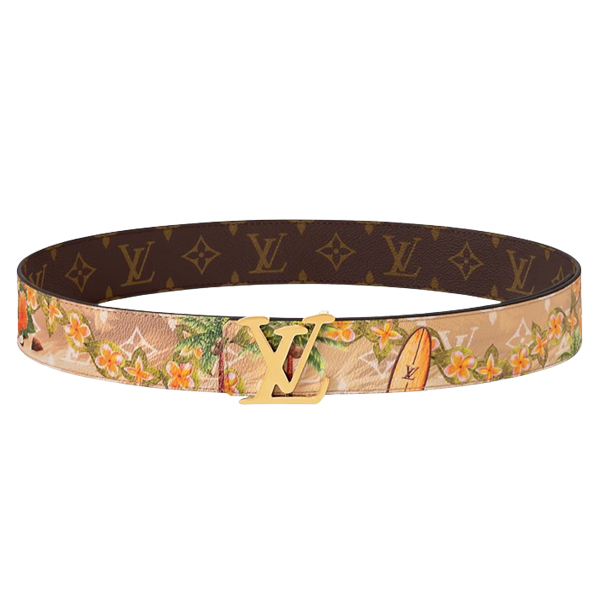 LOUIS VUITTON LV TAG 40MM REVERSIBLE BELT BEIGE - AC001