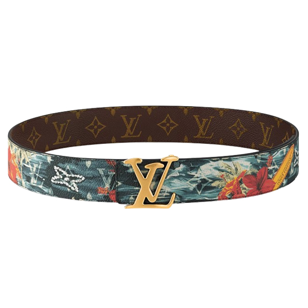 LOUIS VUITTON LV TAG 40MM REVERSIBLE BELT BLUE - AC003