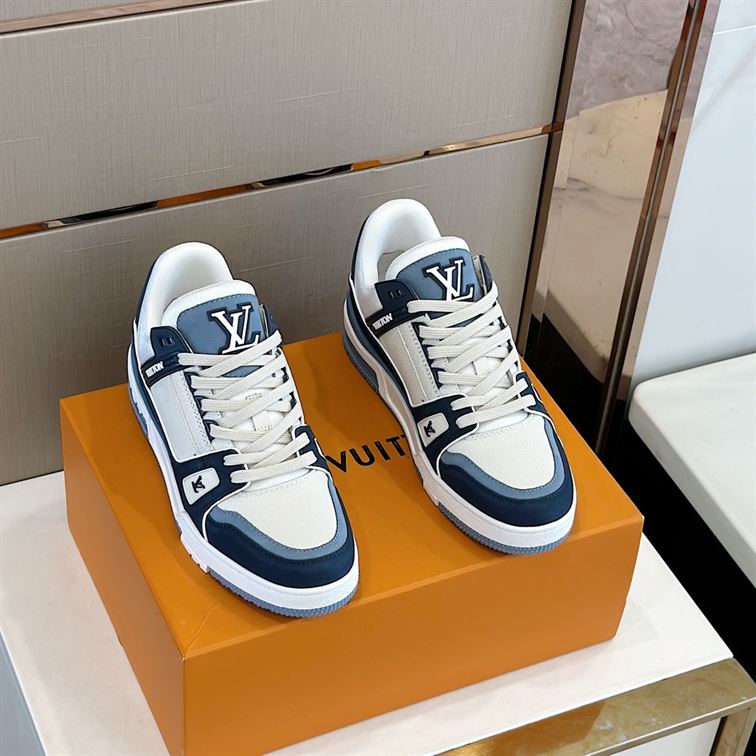 LOUIS VUITTON LV TRAINER BLUE - L053