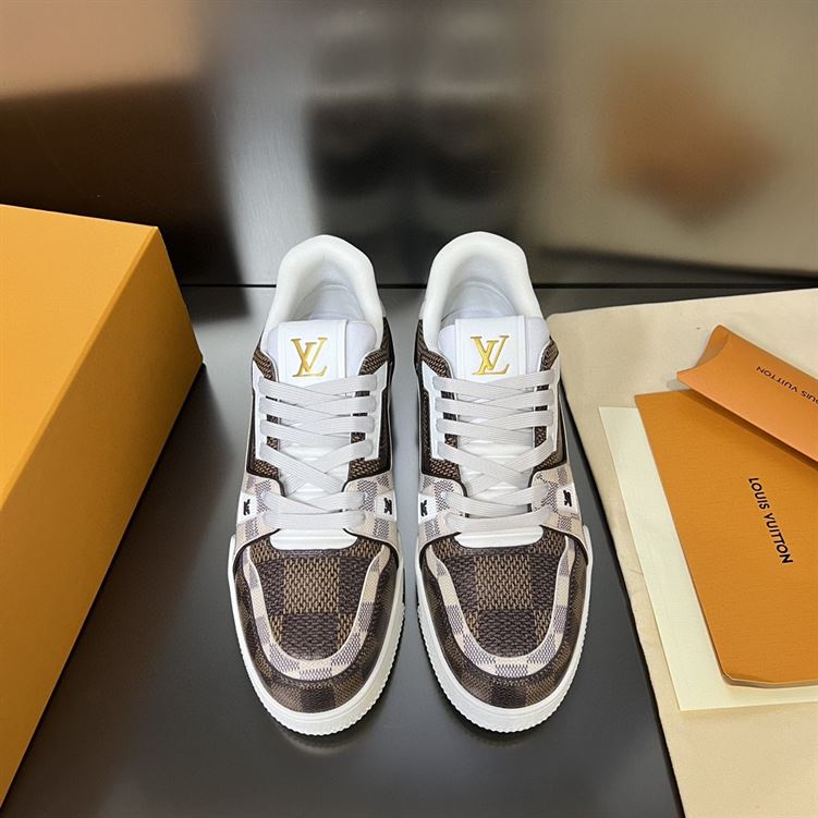 LOUIS VUITTON LV TRAINER DAMIER EBENE MULTI - L051