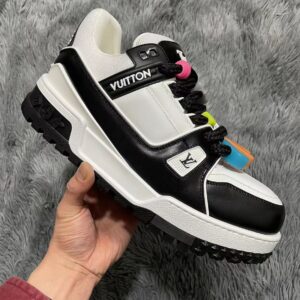 LOUIS VUITTON LV TRAINER MAXI SNEAKER BLACK - L035