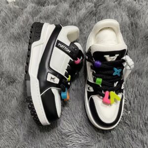 LOUIS VUITTON LV TRAINER MAXI SNEAKER BLACK - L035