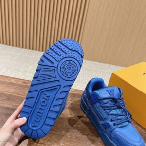 LOUIS VUITTON LV TRAINER MAXI SNEAKER BLUE - L029