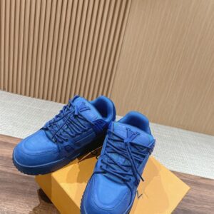 LOUIS VUITTON LV TRAINER MAXI SNEAKER BLUE - L029