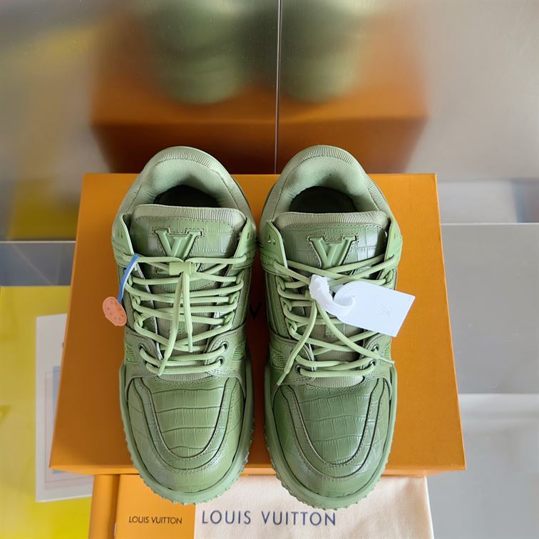 LOUIS VUITTON LV TRAINER MAXI SNEAKER KHAKI - L039