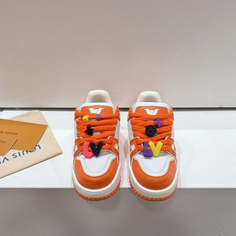 LOUIS VUITTON LV TRAINER MAXI SNEAKER ORANGE - L030