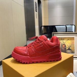 LOUIS VUITTON LV TRAINER MAXI SNEAKER RED - L037