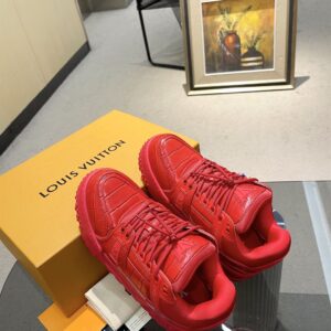 LOUIS VUITTON LV TRAINER MAXI SNEAKER RED - L037