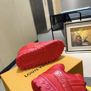 LOUIS VUITTON LV TRAINER MAXI SNEAKER RED - L037